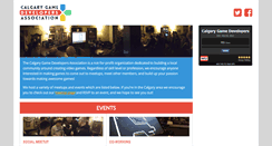 Desktop Screenshot of calgarygamedevelopers.com